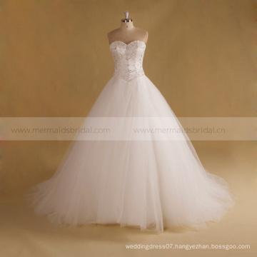 A line floor length Israelite wedding dress